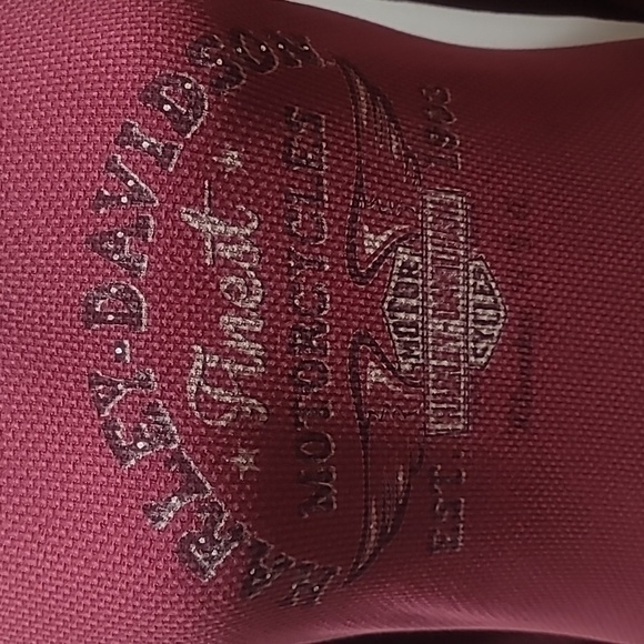 HARLEY DAVIDSON Long Sleeve Thermal Shirt XL Maroon Bikercore Graphic Tee EUC - Picture 13 of 13